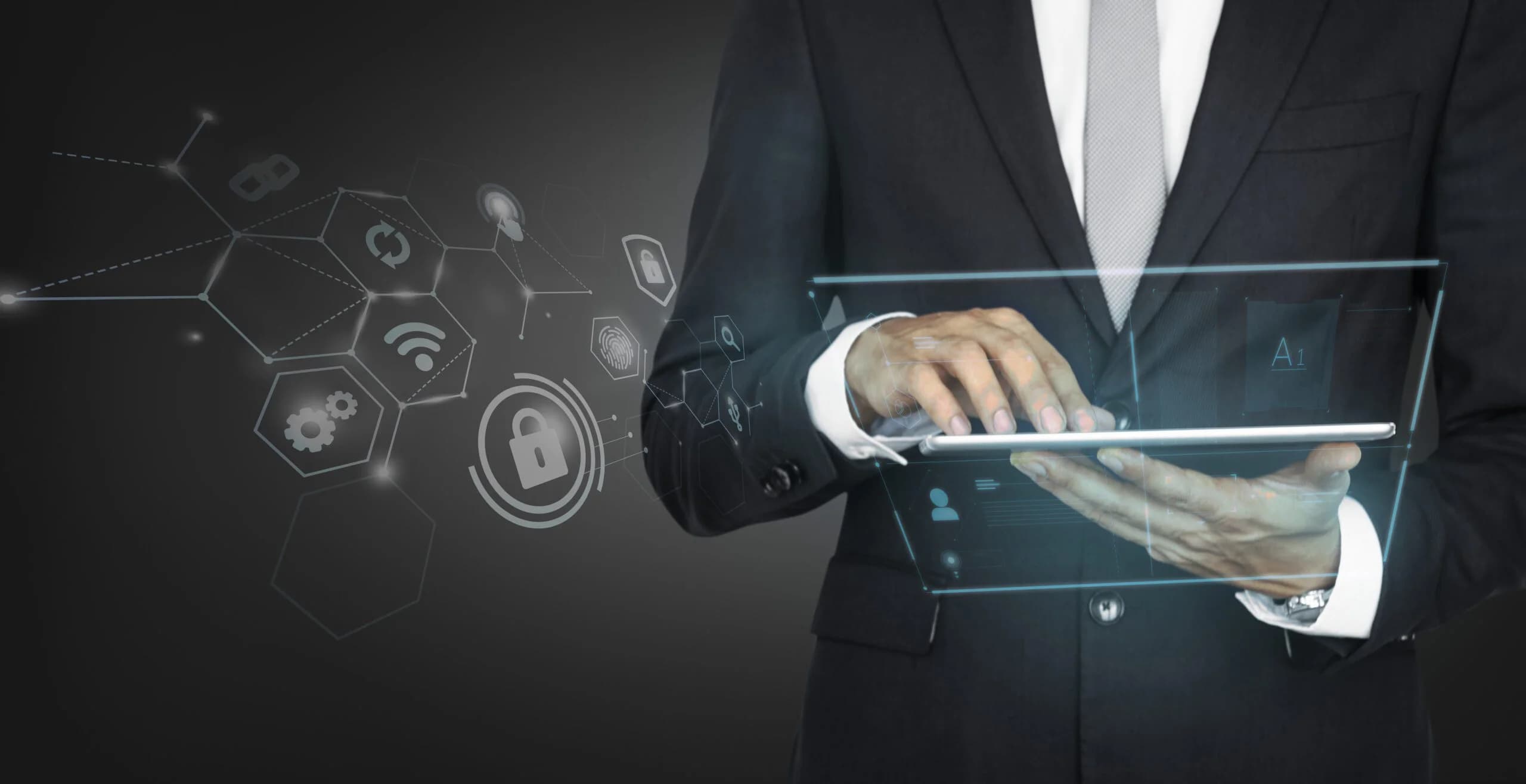 Atendimento digital em tablet